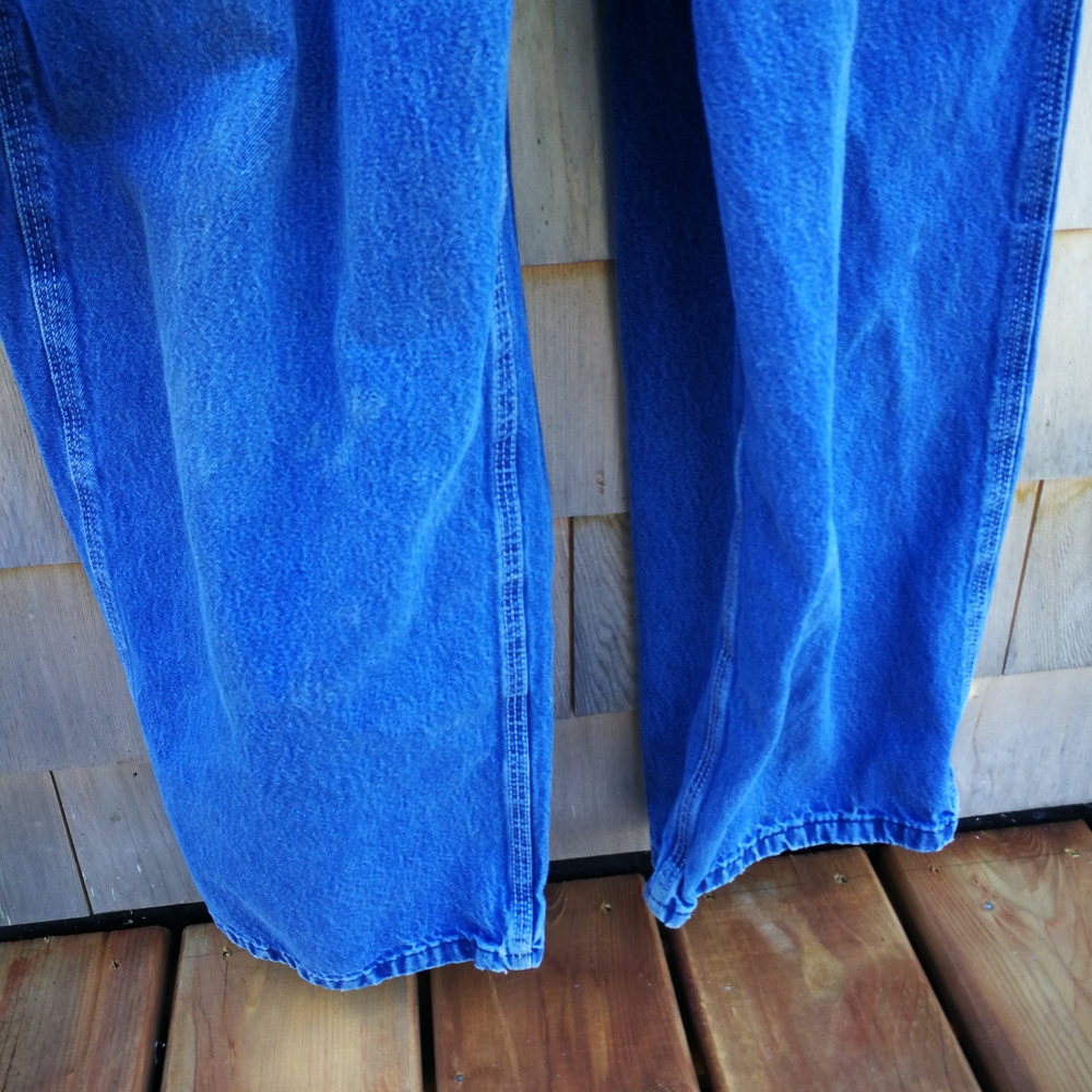 Carhartt Blue Denim Women's Overalls - Picture 7 of 12